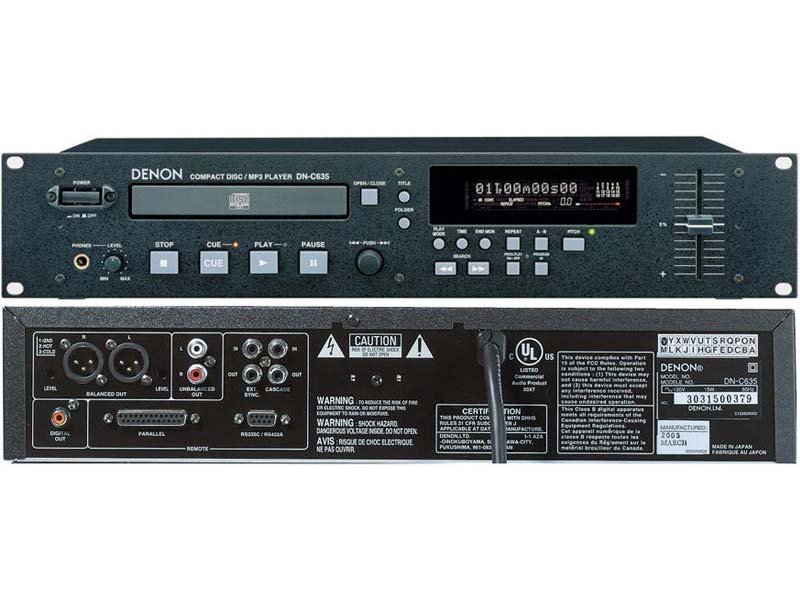 DENON DN-C635专业CD播放器